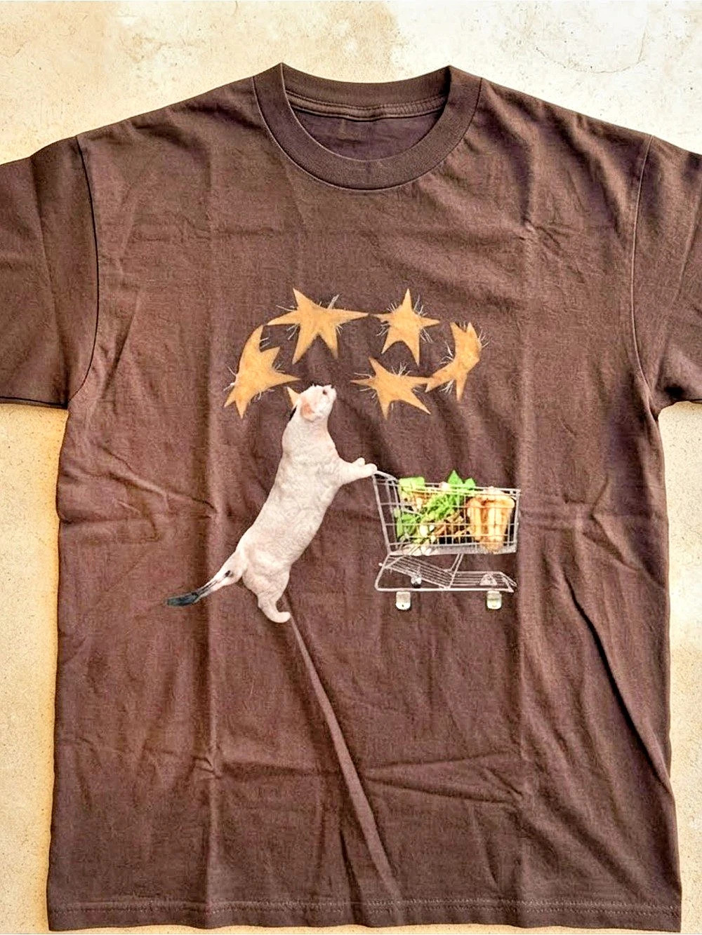 Gildan Heavy Cotton 5000 Graphic Tee Brown